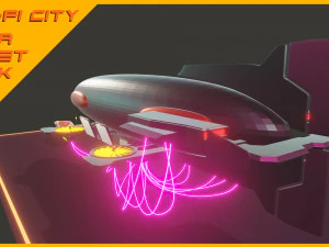 Scifi City Mega Asset Pack 3D Model