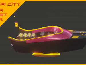 Scifi City Mega Asset Pack 3D Model