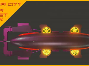 Scifi City Mega Asset Pack 3D Model