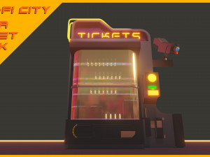 Scifi City Mega Asset Pack 3D 模型