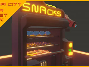Scifi City Mega Asset Pack 3D Model