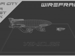 Scifi City Mega Asset Pack 3D Model