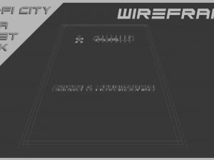 Scifi City Mega Asset Pack 3D Model