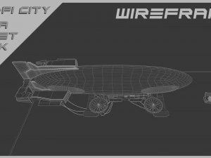 Scifi City Mega Asset Pack 3D Model