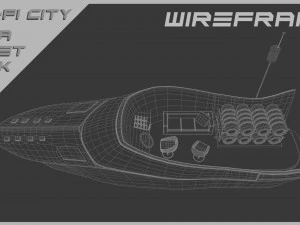 Scifi City Mega Asset Pack 3D Model