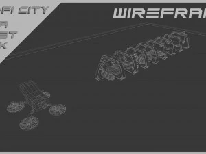 Scifi City Mega Asset Pack 3D Model