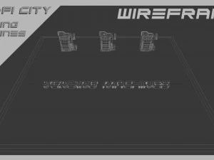 Scifi City Vending Machines Asset Pack 3D Model