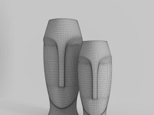 face vase 3D Model