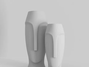 face vase 3D Model