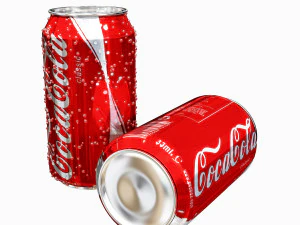 coca-cola can 3D Model