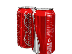 coca-cola can 3D-Modell