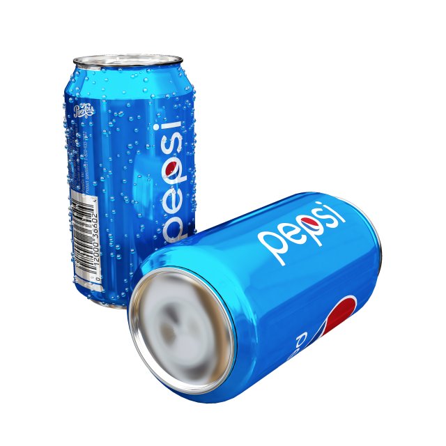 pepsi can 3D Model in Beverage 3DExport