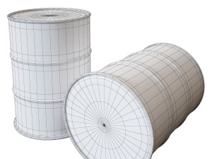 oil barrel 3D-Modell