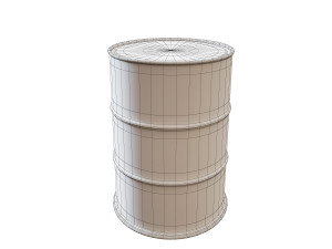 oil barrel 3D-Modell