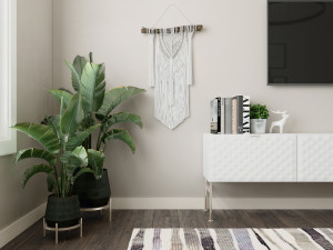 living room 3Dモデル