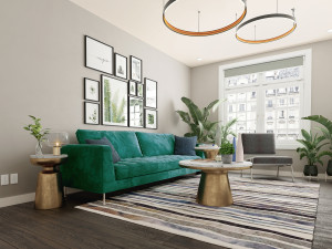 living room 3Dモデル