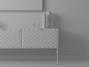 living room 3Dモデル