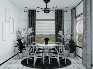 dining room 3D Model
