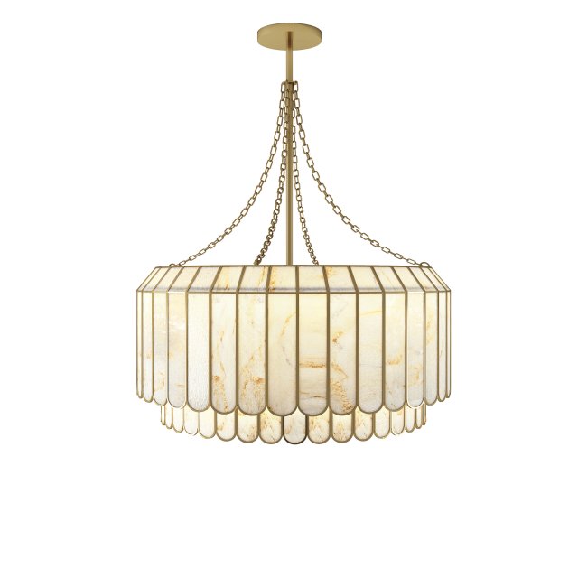 madelyn oval faceted chandelier 3D 模型 .c4d .max .obj .3ds .fbx .stl .blend 