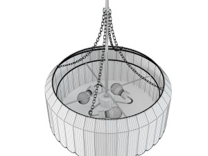 madelyn oval faceted chandelier 3D 模型