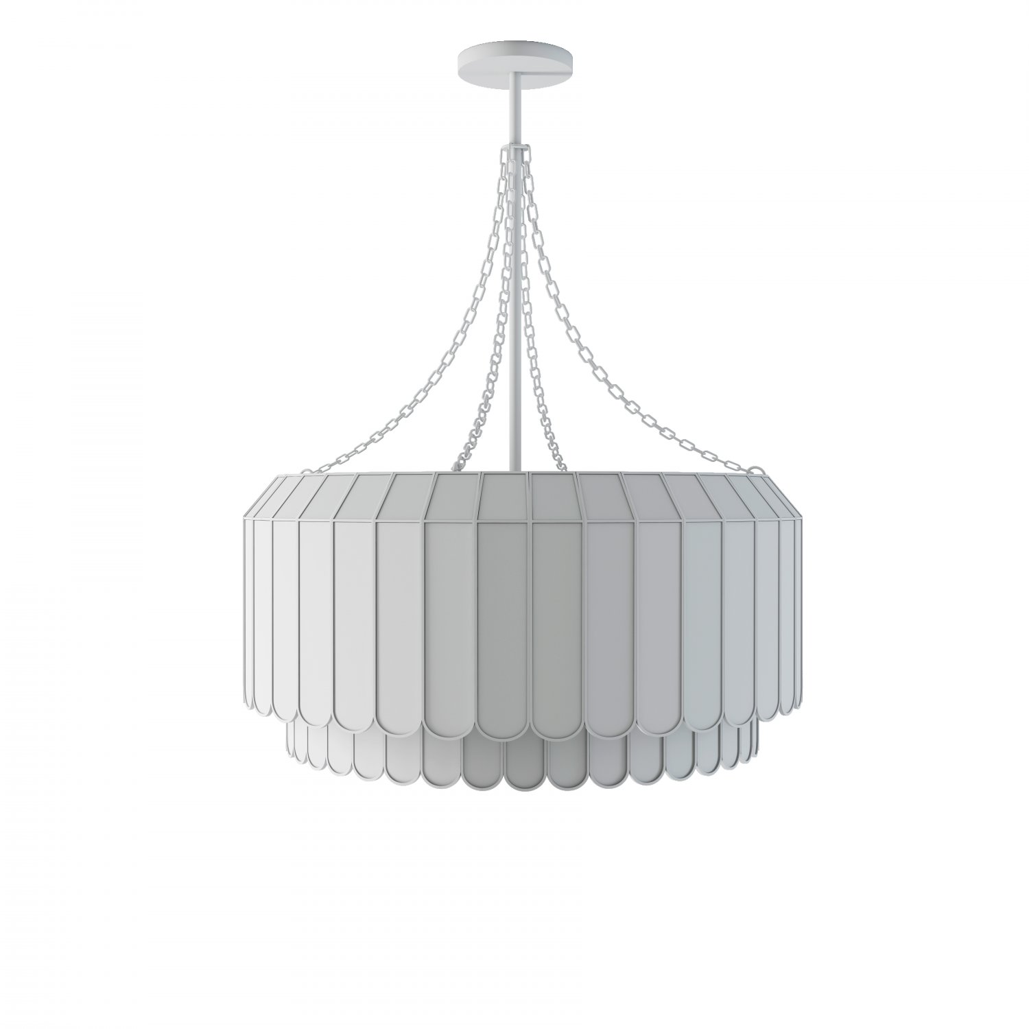 3d модель люстры. Madelyn Oval Faceted Chandelier. Люстра facet 7090b.