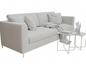 fabric sofa 3D Model