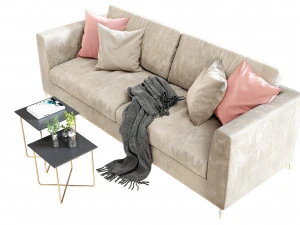 fabric sofa 3D Model