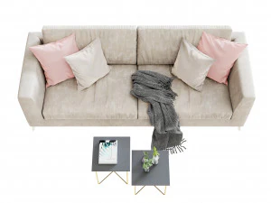 fabric sofa 3D Model