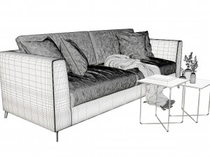 fabric sofa 3D Model