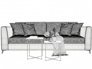 fabric sofa 3D Model
