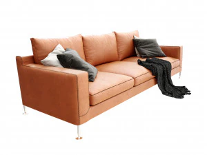 leather sofa 3D Model