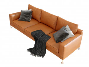 leather sofa 3D Model