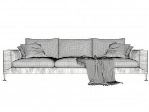 leather sofa 3D Model