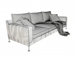 leather sofa 3D Model