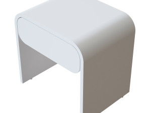 cortez charcoal floating nightstand Model 3D