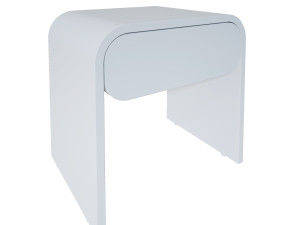 cortez charcoal floating nightstand Model 3D
