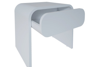 cortez charcoal floating nightstand Model 3D