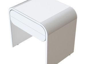 cortez charcoal floating nightstand Model 3D