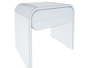 cortez charcoal floating nightstand Model 3D
