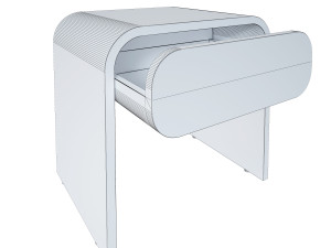 cortez charcoal floating nightstand Model 3D