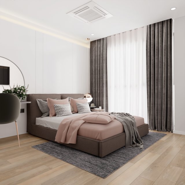 bedroom 3Dモデル .c4d .max .obj .3ds .fbx .stl .blend 