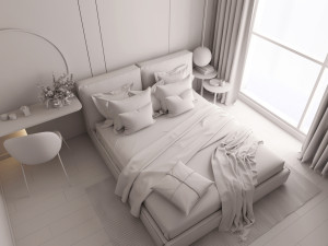 bedroom 3Dモデル