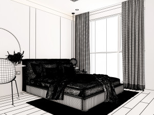 bedroom 3Dモデル