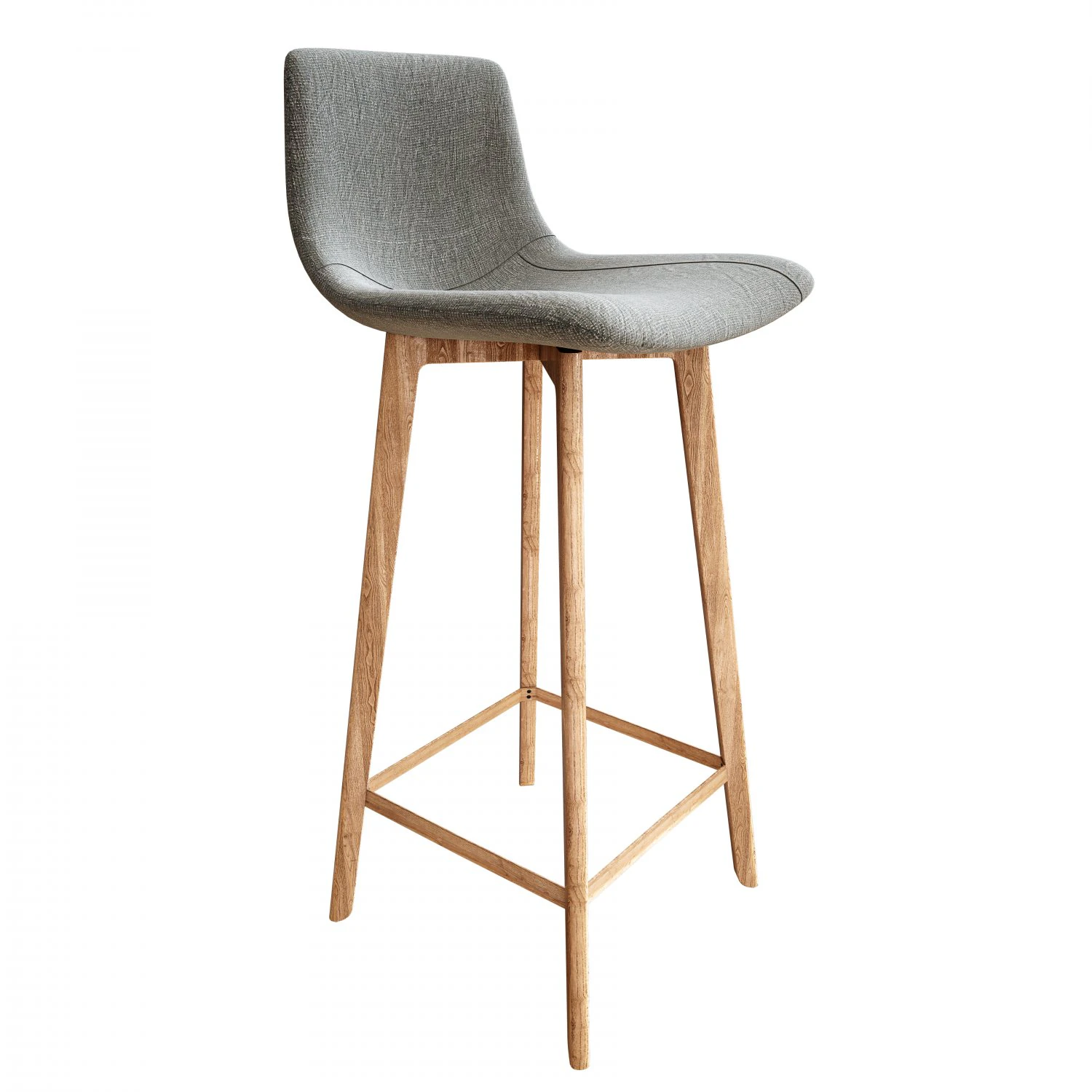 bar stool 3D Model .c4d .max .obj .3ds .fbx .stl .blend