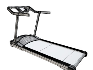 treadmill 3D 모델