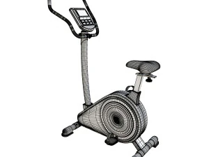 bicicleta ergom&eacute;trica Modelo 3D