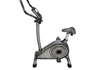 bicicleta ergom&eacute;trica Modelo 3D