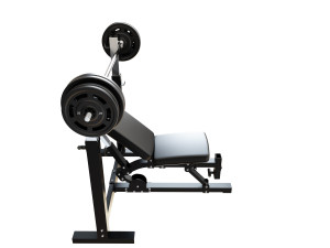 incline bench press 3D Model