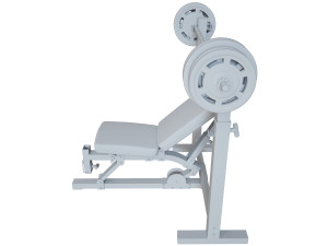 incline bench press 3D Model