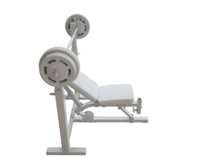 incline bench press 3D Model